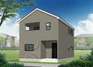 高岡市戸出町、新築一戸建ての外観画像です