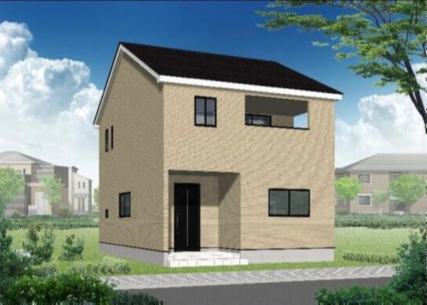 高岡市戸出町、新築一戸建ての外観画像です