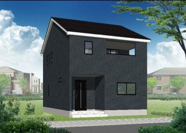 高岡市戸出町、新築一戸建ての外観画像です