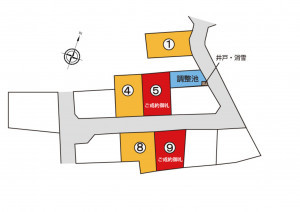 富山市本郷町、土地の間取り画像です