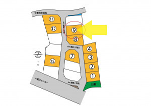 滑川市上小泉、土地の間取り画像です