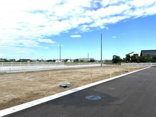 滑川市沖田新、土地の外観画像です