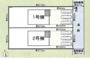 高岡市下牧野、新築一戸建ての画像です