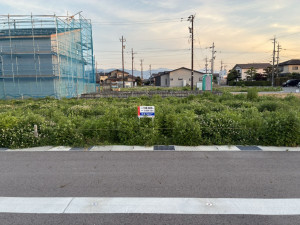 富山市下大久保、土地の外観画像です