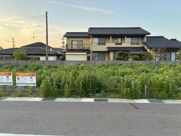 富山市下大久保、土地の外観画像です
