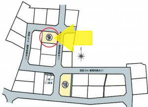 富山市上大久保、土地の間取り画像です