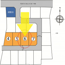 富山市上大久保、土地の間取り画像です