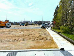 富山市上冨居、土地の外観画像です