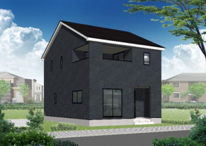 富山市藤木、新築一戸建ての外観画像です