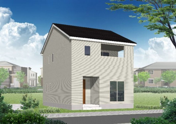 高岡市平成町、新築一戸建ての完成予想図（外観）画像です
