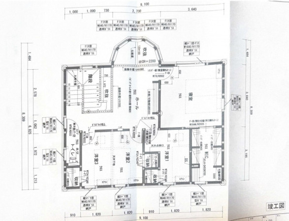 富山市稲代、中古一戸建ての間取り画像です