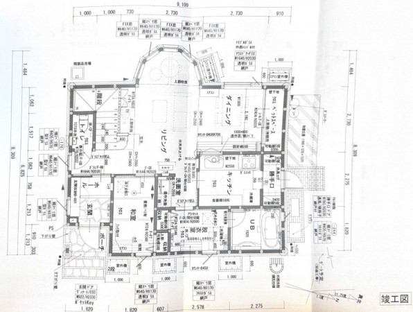 富山市稲代、中古一戸建ての間取り画像です