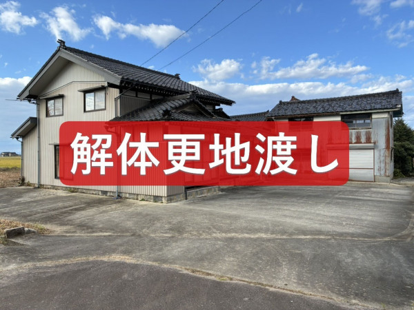 下新川郡朝日町藤塚、土地の間取り画像です