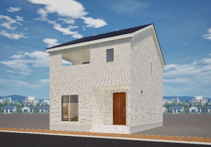 射水市戸破、新築一戸建ての完成予想図（外観）画像です