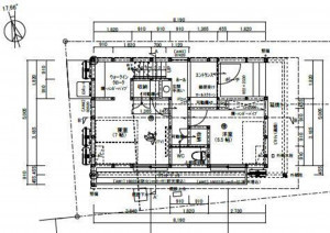 富山市土居原町、新築一戸建ての間取り画像です