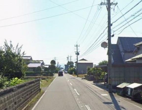 富山市婦中町持田、土地の前面道路を含む現地写真画像です