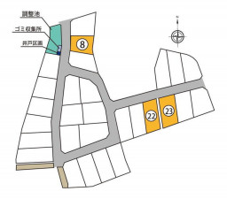 富山市藤木、土地の間取り画像です