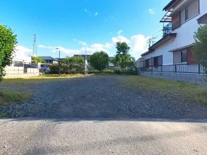 甲府市七沢町、土地の画像です