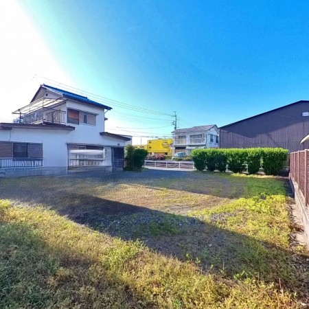 甲府市七沢町、土地の画像です
