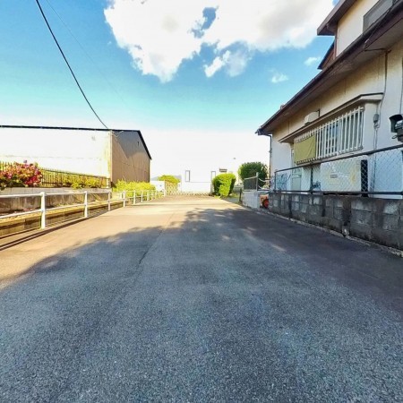 甲府市七沢町、土地の画像です