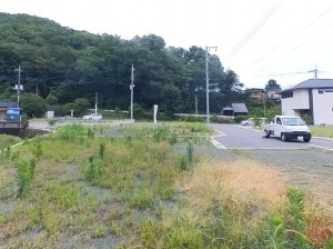 甲府市古府中町、土地の画像です
