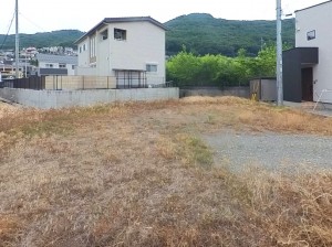 甲府市羽黒町、土地の画像です