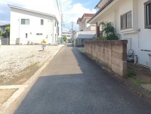 甲府市飯田、土地の画像です