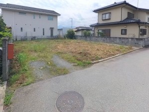 甲府市上今井町、土地の画像です