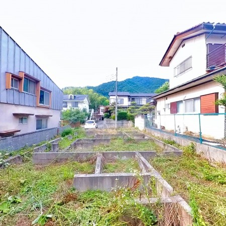 甲府市岩窪町、土地の画像です