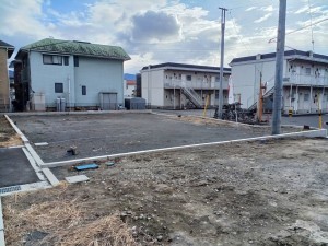 甲府市大里町、土地の画像です