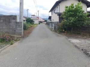 甲斐市中下条、土地の画像です