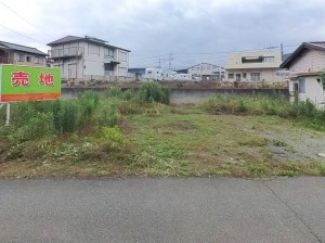 甲斐市中下条、土地の画像です