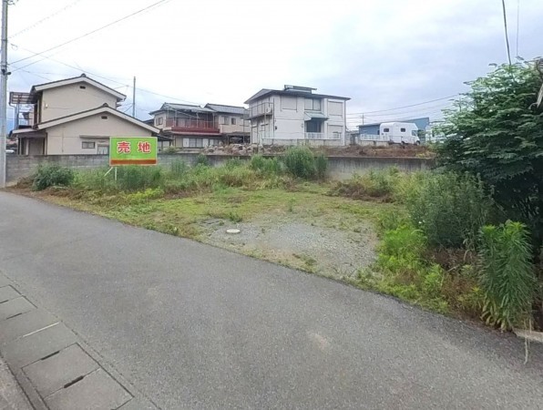 甲斐市中下条、土地の画像です