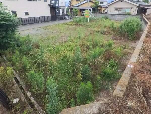 甲斐市中下条、土地の画像です