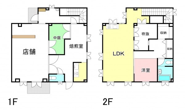 中巨摩郡昭和町押越、中古一戸建ての間取り画像です
