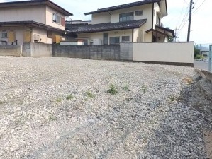 甲府市岩窪町、土地の画像です