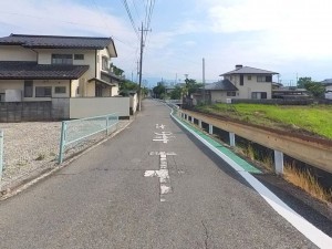 甲府市岩窪町、土地の画像です