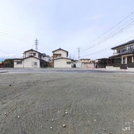 甲府市富士見、土地の画像です