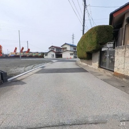 甲府市富士見、土地の画像です