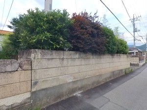 甲府市屋形、土地の画像です