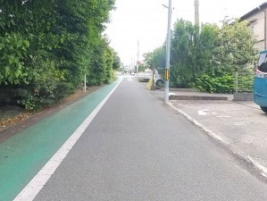 甲府市朝気、土地の画像です