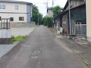 甲府市朝気、土地の画像です