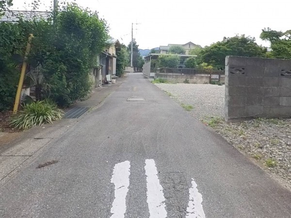 甲府市朝気、土地の画像です