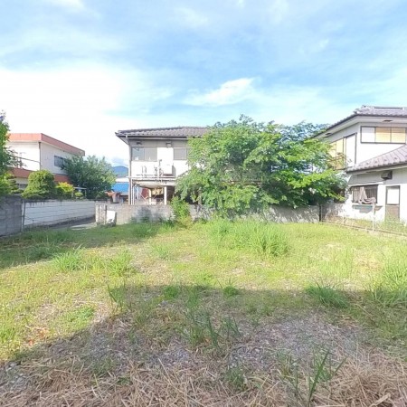 甲府市飯田、土地の画像です