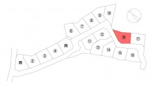 中巨摩郡昭和町西条、土地の間取り画像です