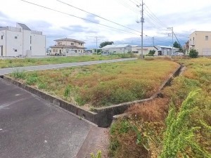 中巨摩郡昭和町築地新居、土地の画像です