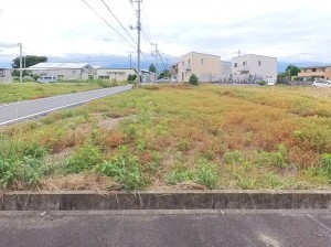 中巨摩郡昭和町築地新居、土地の画像です