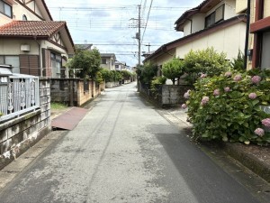 甲府市大里町、土地の画像です