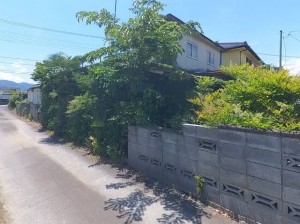 甲府市白井町、土地の画像です