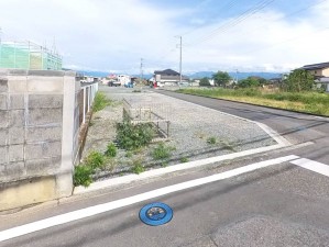 甲府市富竹、土地の画像です